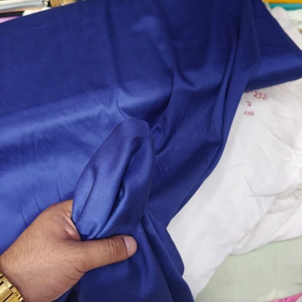 Navy Blue Glace Cotton “44”