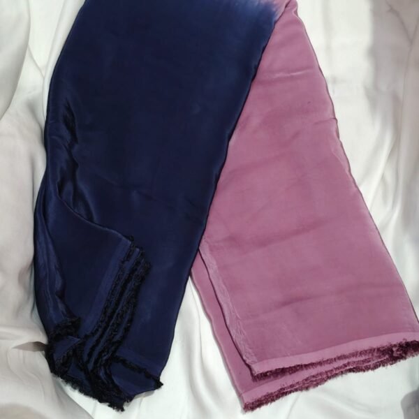Double Tone Natural Crepe Silk