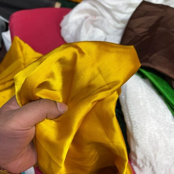 Perfect Satin Silk Yellow Mustard “44”
