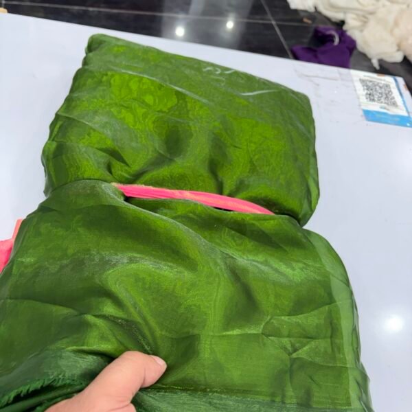 Mehendi Green Fendy Silk